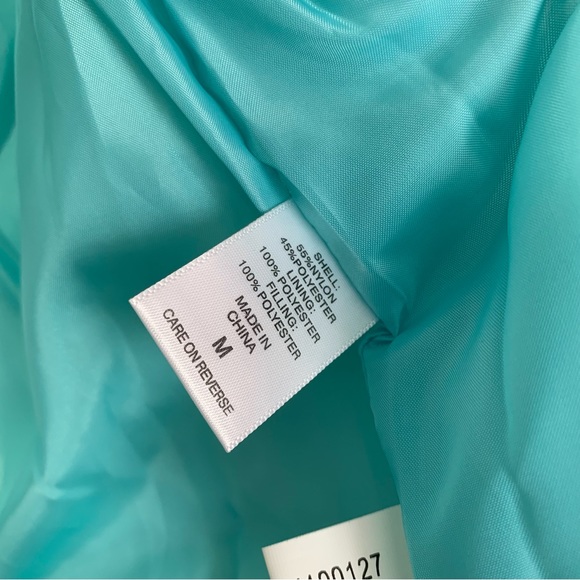 New York & Company Women's Light Blue Sleeveless Zippered Quilted Puff Vest NWT - Picture 6 of 9